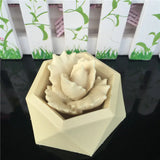 Silicone Geometric Cement Vase Mold for Pots and Candles