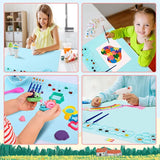 Silicone Craft Mat, 20x16 Inch Mat with Cup for Painting
