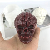 Halloween Skull Shape Soap Candle Mould Dessert Mold D0LC