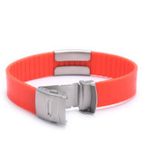 Silicone Kids ID Bracelet Child Engraved Identification Baby SOS Wrist Band
