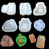 Silicone DIY Bottle Cherry Leaf Epoxy Resin Mold Shaker Mold