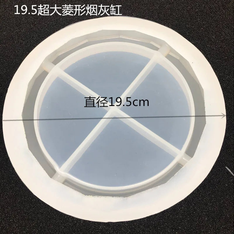 Large Ashtray Mold for Epoxy Resin Jewelry Making