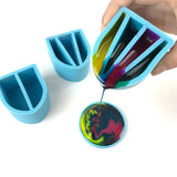 Silicone Distributing Cup Crystal Epoxy UV Resin Mold