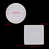 Silicone Coaster Crystal Dripping Mold for Diy Craft