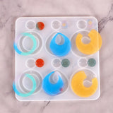 Silicone Earring Mold Resin Jewelry Making Craft DIY Pendant Charm