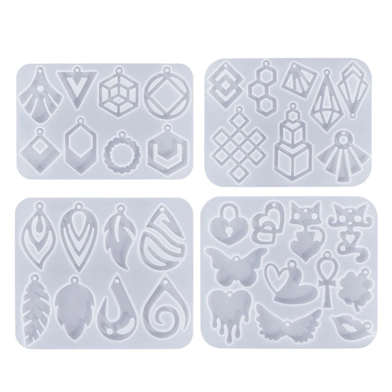 Silicone Earring Mold Epoxy Resin Molds Jewelry Making