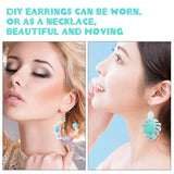 Silicone Earring Molds Keychain Pendant Jewelry Mould with Jump Rings