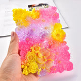 Silicone Epoxy Mold Flower Jewelry Pendant Making Mould