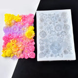 Silicone Epoxy Mold Flower Jewelry Pendant Making Mould