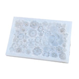 Silicone Epoxy Mold Flower Jewelry Pendant Making Mould