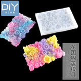 Silicone Epoxy Mold Flower Jewelry Pendant Making Mould