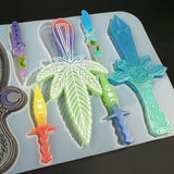 Silicone Epoxy Mould Halloween Keychain DIY Crafts