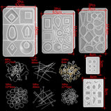Silicone Epoxy Resin Casting Molds DIY Pendant Jewelry Making