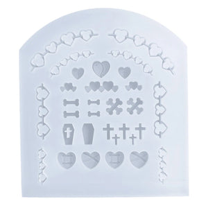 Silicone Epoxy Resin Quicksand Mold for Keychain Pendant