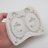 Silicone Flexible Mold Resin Fondant Soap Oval Frame