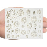 Silicone Rose Soap Mold Candy Jewelry Casting Mold