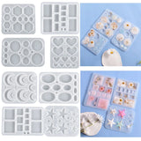 Silicone Geometric Heart Round Star Mould Epoxy Resin Jewelry Making