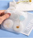 Silicone Geometric Heart Round Star Mould Epoxy Resin Jewelry Making