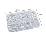 Silicone Geometric Heart Round Star Mould Epoxy Resin Jewelry Making