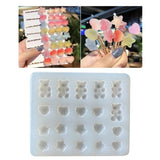 Silicone Bear/Bear Paw/Little Bear Love Mold for DIY Crafts