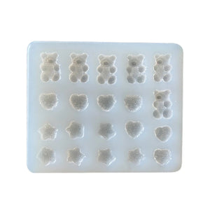 Silicone Bear/Bear Paw/Little Bear Love Mold for DIY Crafts
