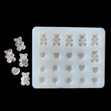 Silicone Bear/Bear Paw/Little Bear Love Mold for DIY Crafts