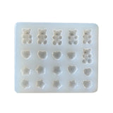 Silicone Bear/Bear Paw/Little Bear Love Mold for DIY Crafts