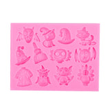 Silicone Halloween Candy Molds for Cake Fondants DIY Baking