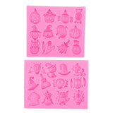 Silicone Halloween Candy Molds for Cake Fondants DIY Baking