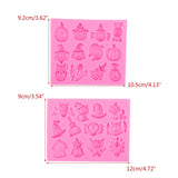 Silicone Halloween Candy Molds for Cake Fondants DIY Baking