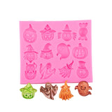 Silicone Halloween Candy Molds for Cake Fondants DIY Baking