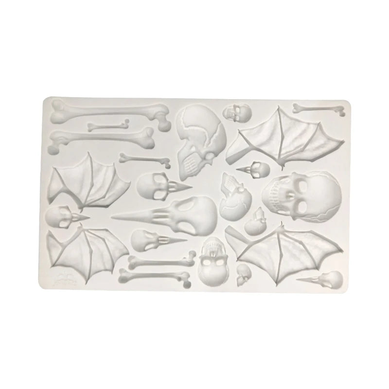 Silicone Halloween Candy Moulds for Fondants Cake - DIY Baking Accessories