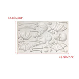 Silicone Halloween Candy Moulds for Fondants Cake - DIY Baking Accessories