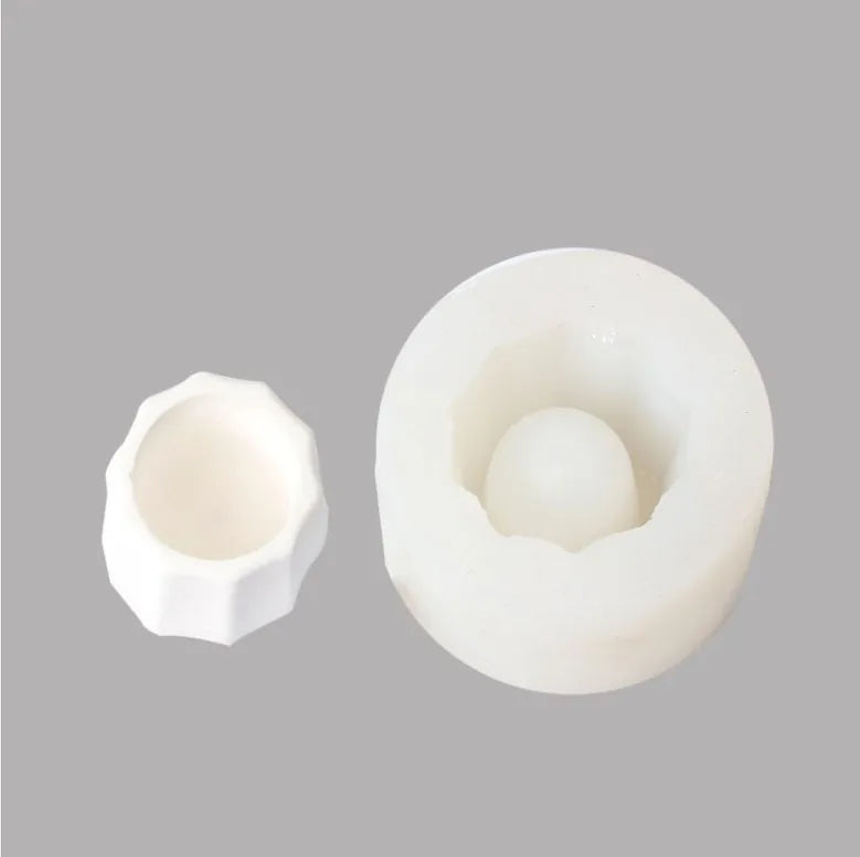 Geometric Decagon Silicone Flower Pot Mold Succulent Planter Vase Craft