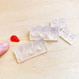Silicone Strawberry Molds for Kids Cupcake DIY-Jewelry
