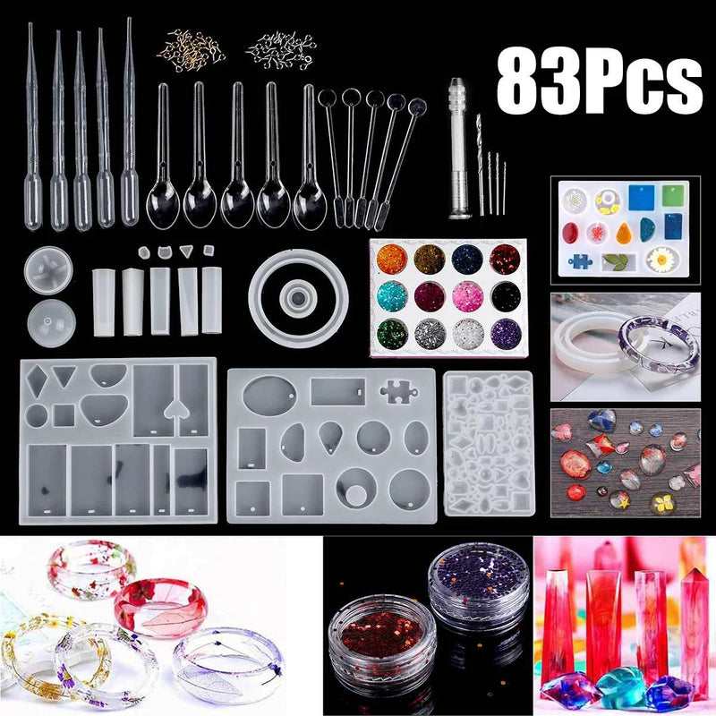 Silicone Injection Molds Set for DIY Jewelry Making Craft