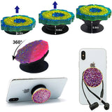 Silicone Round Mount Holder Stand Molds with Phone Grip Epoxy Resin Kit