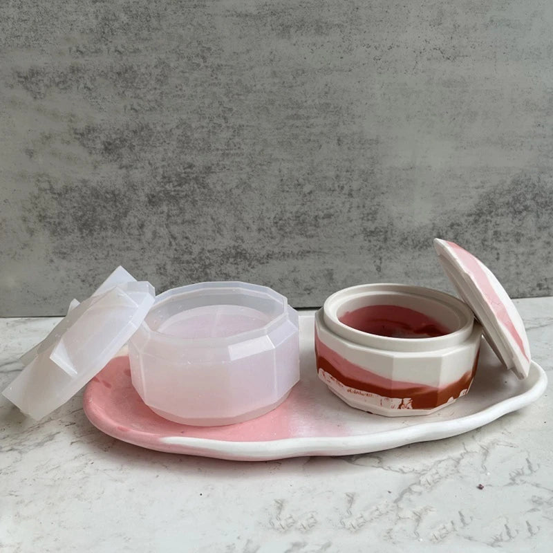 Round Bottle Cup Epoxy Mold Silicone Resin Mold for Crafts