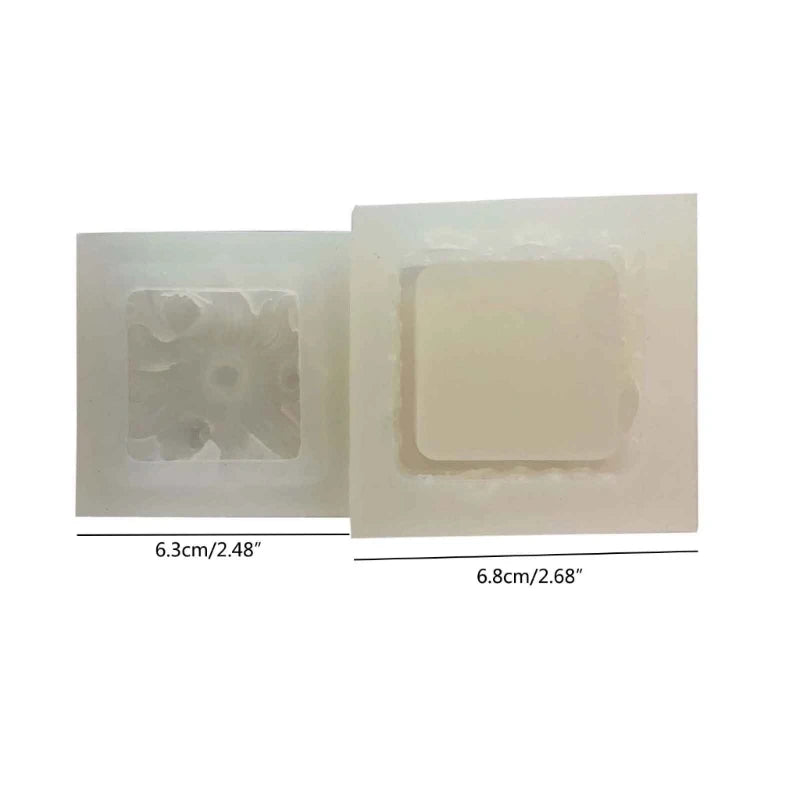 Silicone Jar Resin Mold with Lid Strawberry Jewelry Box Candle Holder Mould