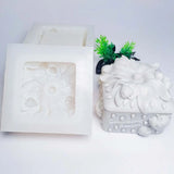 Silicone Jar Resin Mold with Lid Strawberry Jewelry Box Candle Holder Mould