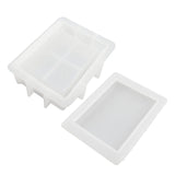 Silicone Jewelry Molds with Lid for DIY Jewelry Organizer Case Tissue Box