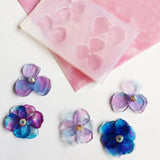 Silicone Flower Petal Earring Pendant Resin Mold Necklace Crafts Jewelry Finding