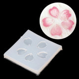 Silicone Flower Petal Earring Pendant Resin Mold Necklace Crafts Jewelry Finding