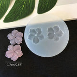 Silicone Flower Petal Earring Pendant Resin Mold Necklace Crafts Jewelry Finding