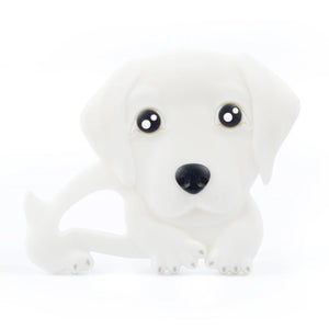 Silicone Labrador Charm Pendant Necklace Teething Mom Pacifier Clip