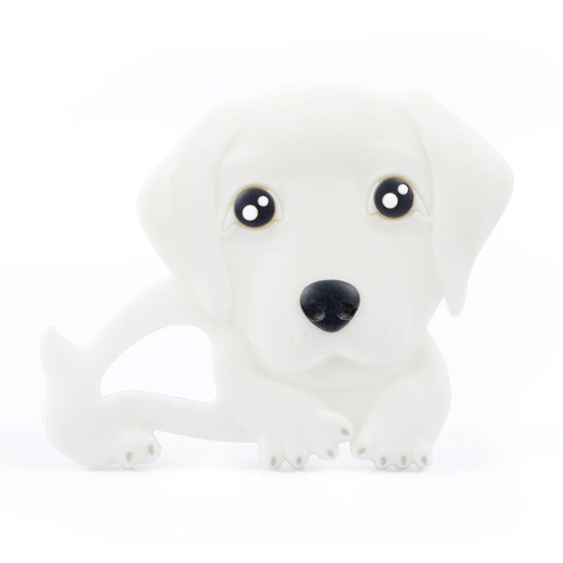 Silicone Labrador Charm Pendant Necklace Teething Mom Pacifier Clip