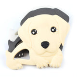 Silicone Labrador Charm Pendant Necklace Teething Mom Pacifier Clip