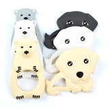 Silicone Labrador Charm Pendant Necklace Teething Mom Pacifier Clip