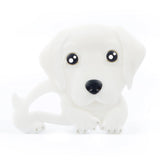Silicone Labrador Charm Pendant Necklace Teething Mom Pacifier Clip