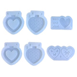 Heart Photo Frame Silicone Keychain Mold for DIY Pendant Jewelry Making